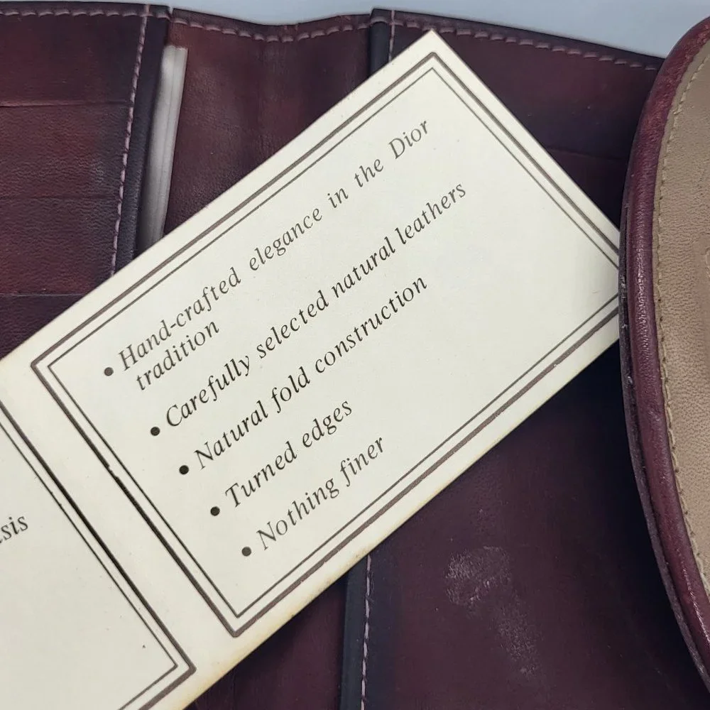 Christian Dior Vintage Leather Wallet