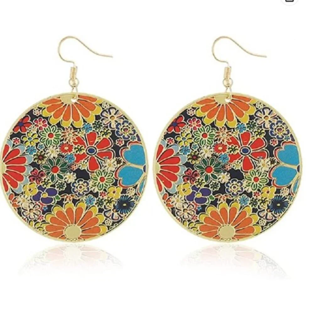 Boho Blossom Statement Earrings