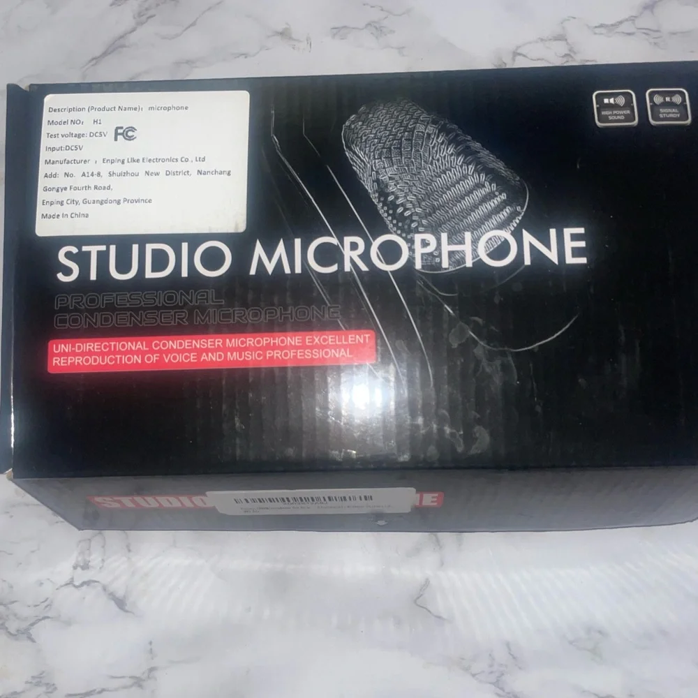 New studio microphone