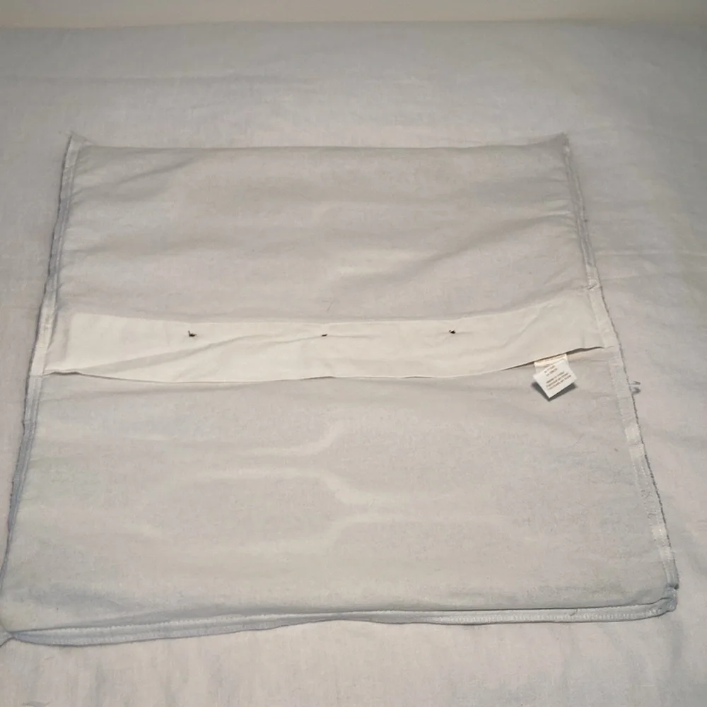 West elm decorative pillow 18” cotton button closure