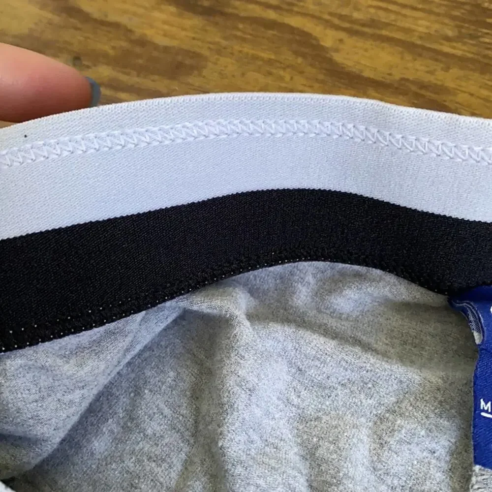 Nike Heather Gray/White Club Capri Cozy Leggings