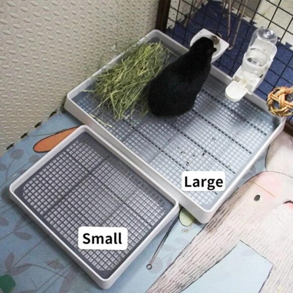 Litter Box with Grid, Small - 12inch x 15inch for small pets