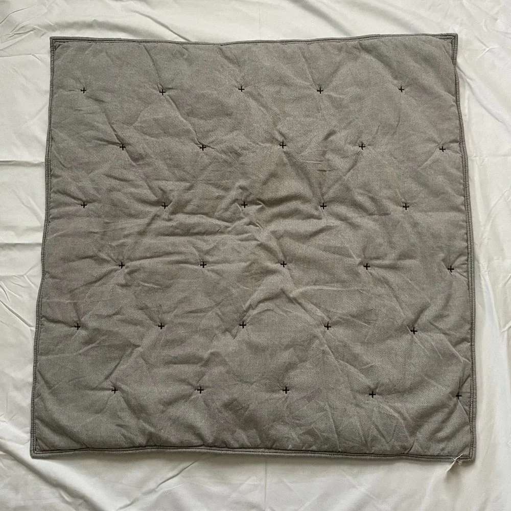 WEST ELM *NWT Organic Oxford Quilt Euro Sham 26