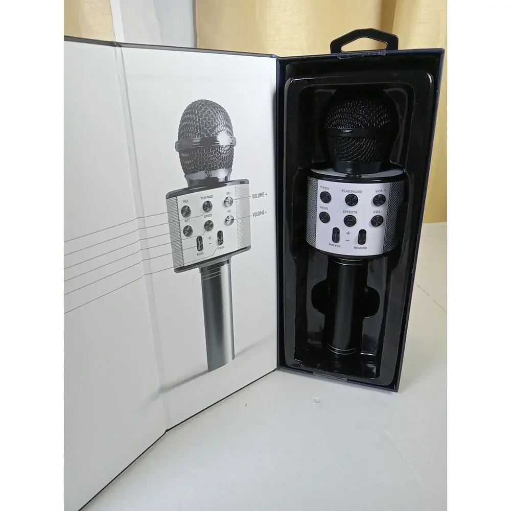 iJoy OPEN MIC Bluetooth Speaker & Karaoke Microphone Up To 5 Hr Playtime NEW