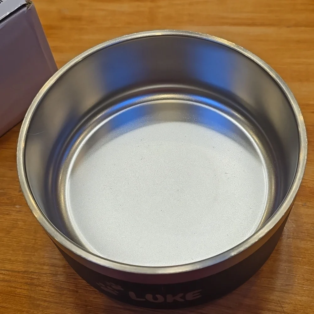 LUKE dog bowl