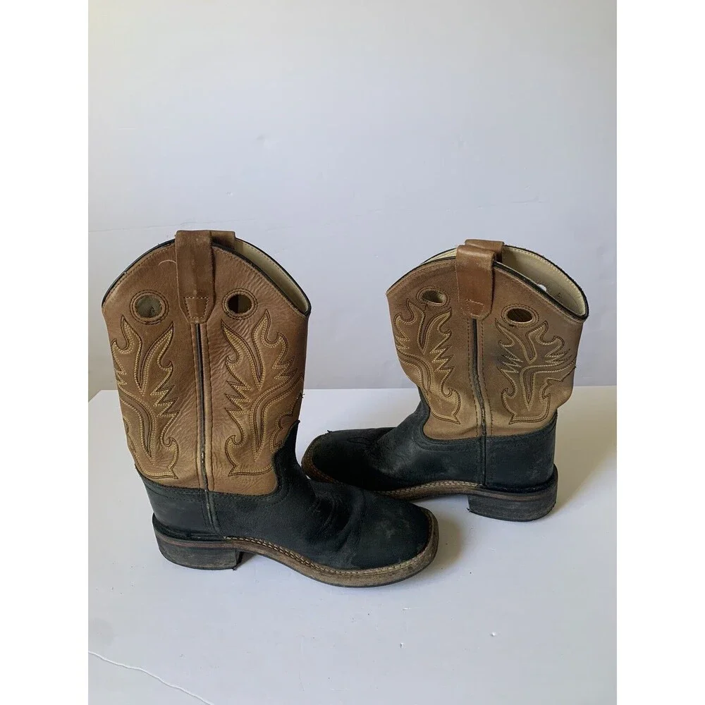 Cody‎ James 2D Ryder Cowboy Boots Square Toe Brown Western
