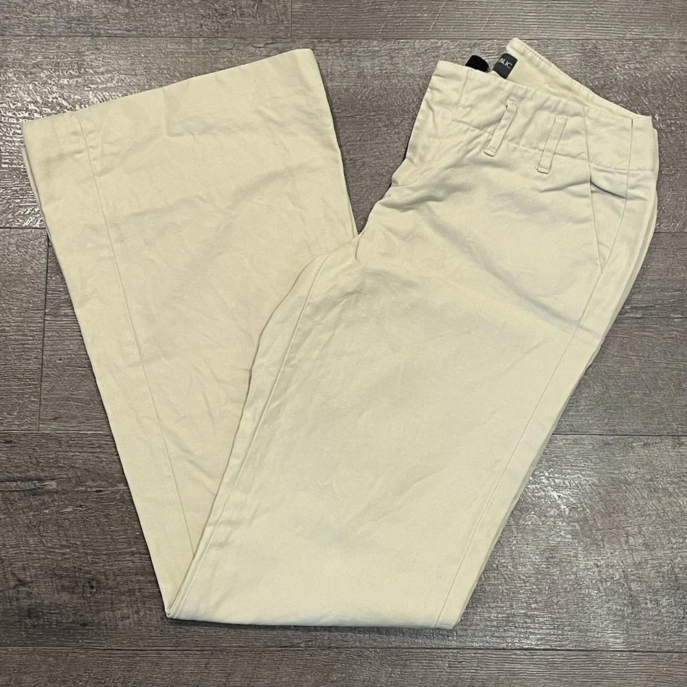 Banana Republic Khaki Color Martin Linen Blend Pants Size 0