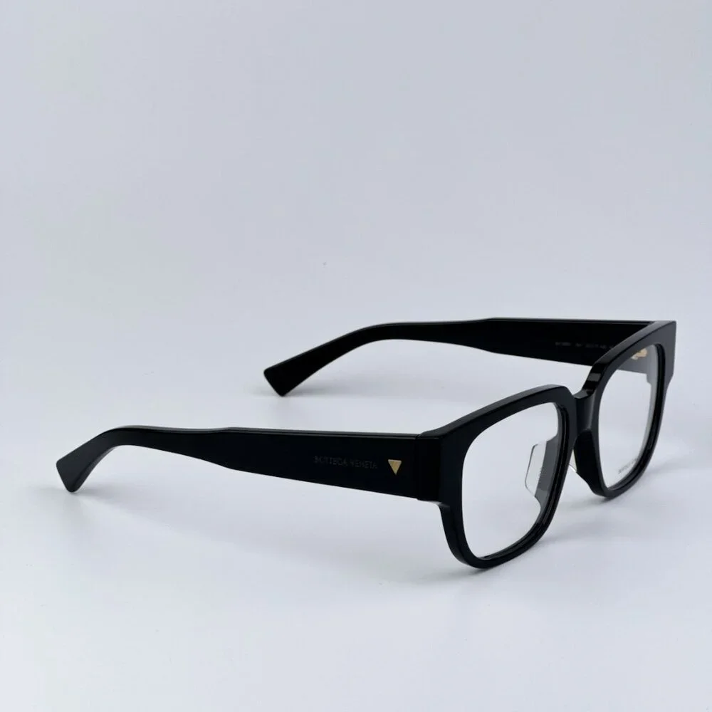 Bottega Veneta BV1289O 001 BRAND NEW Eyeglasses Black Square Women