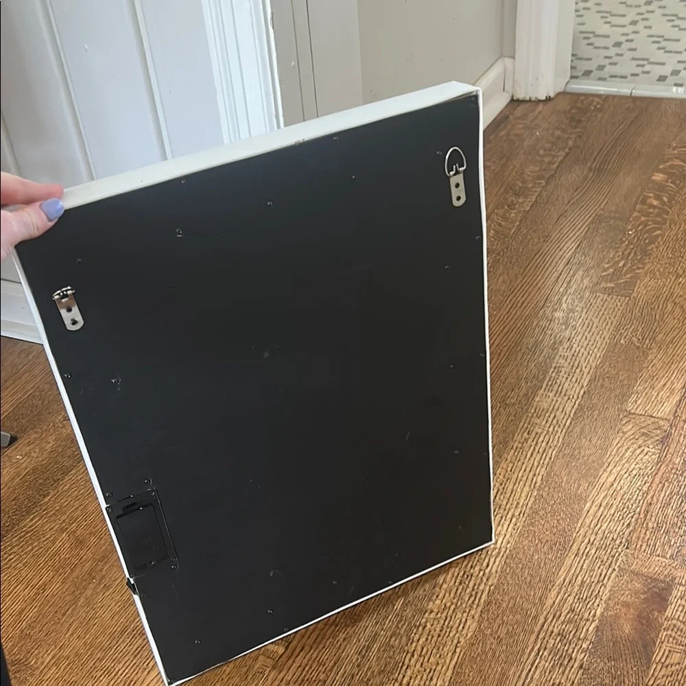 White Vanity Mirror with Lights