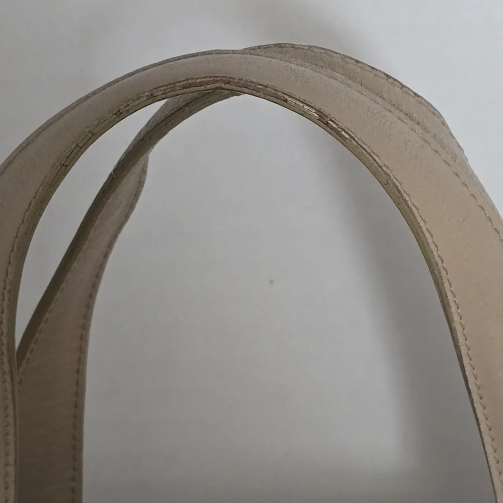 Authentic Chanel Travel Line Beige Jaquard CC Logo Large Totebag