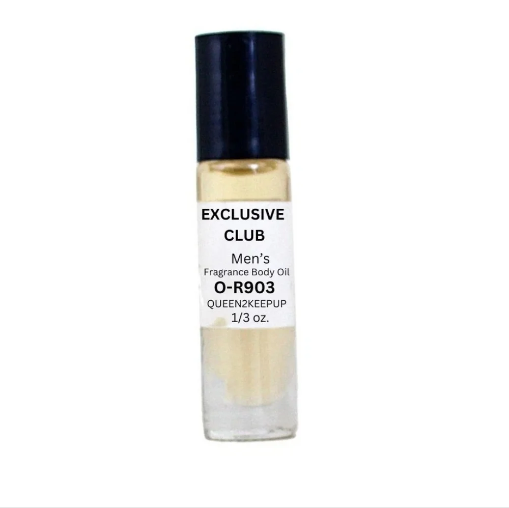 Exclusive Club (Men) Body Oil 10 ml Fragrance Pure Uncut 1/3 oz Roll-On Scent