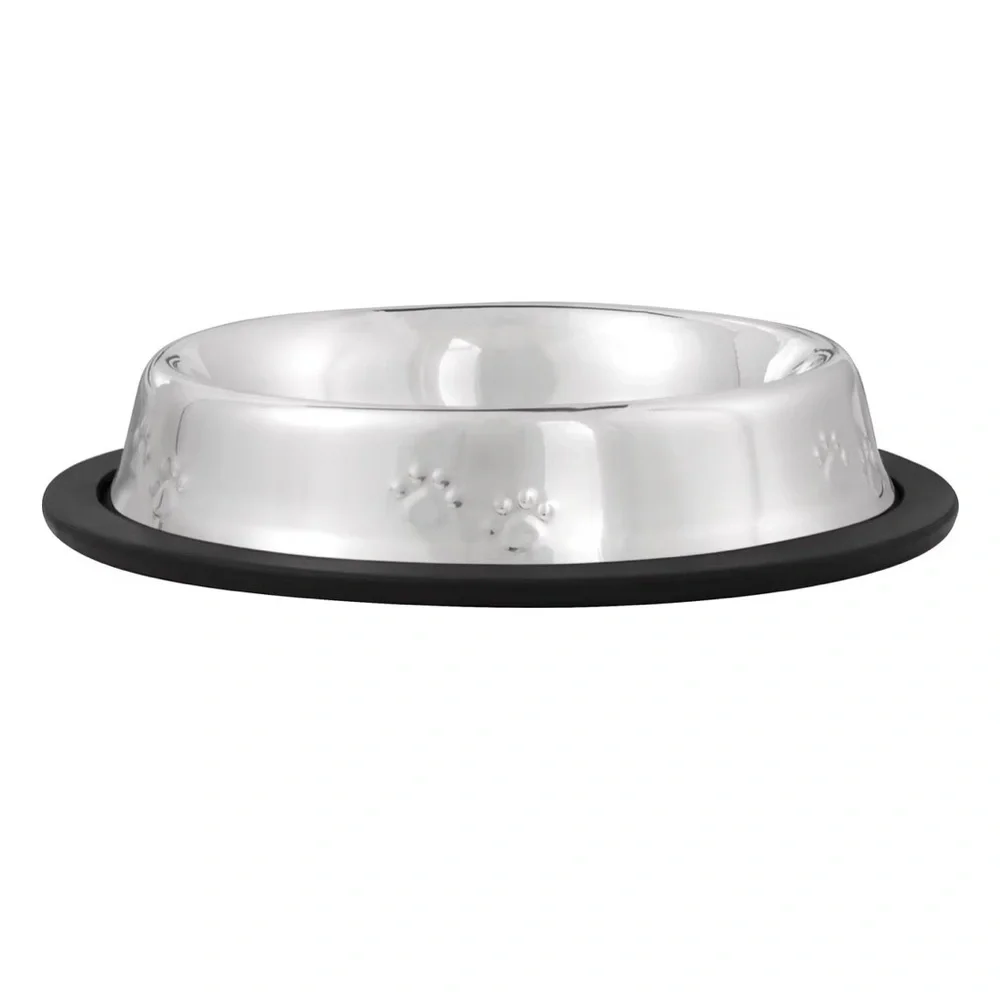 X6 Frisco Non-Skid Cat / Dog animal Stainless Steel Bowl, Small: 1 cup