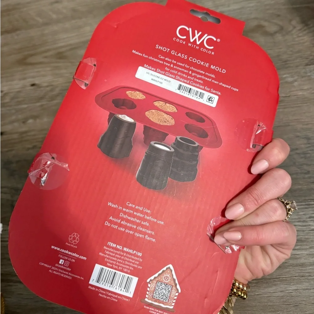 CWC Red Shot Glass Cookie Mold