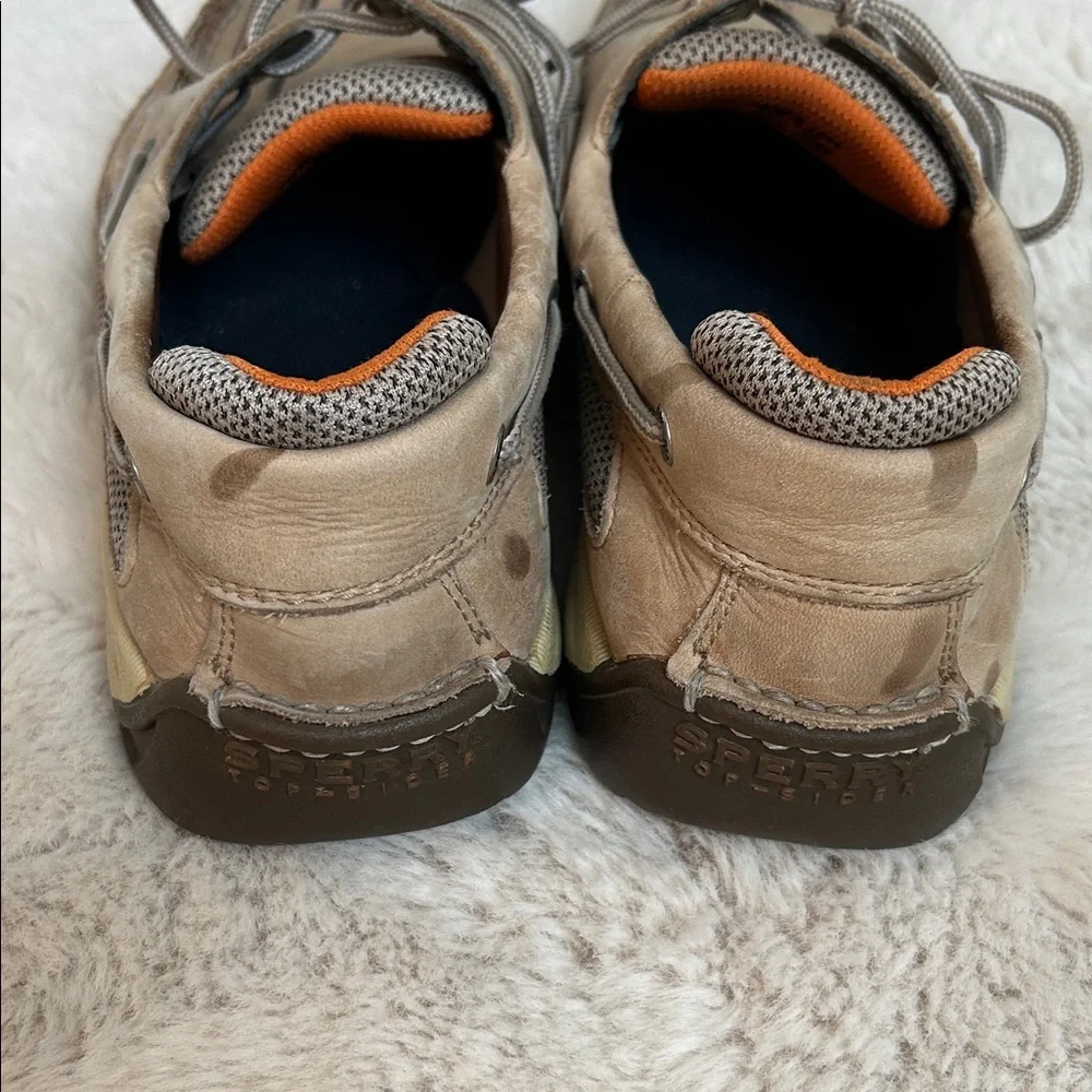 Sperry Men's Beige and Gray Boat Shoes