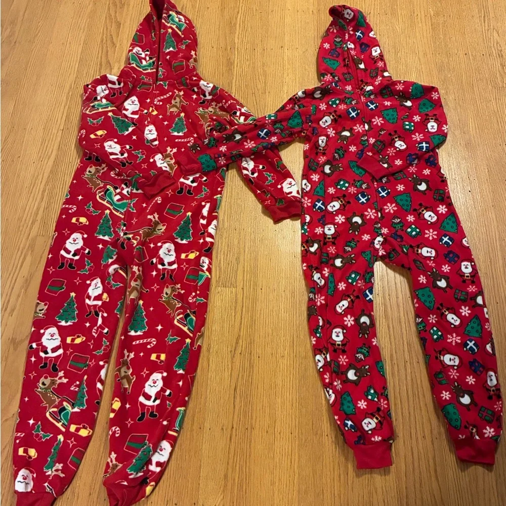 The Children's Place Red Holiday Onsies