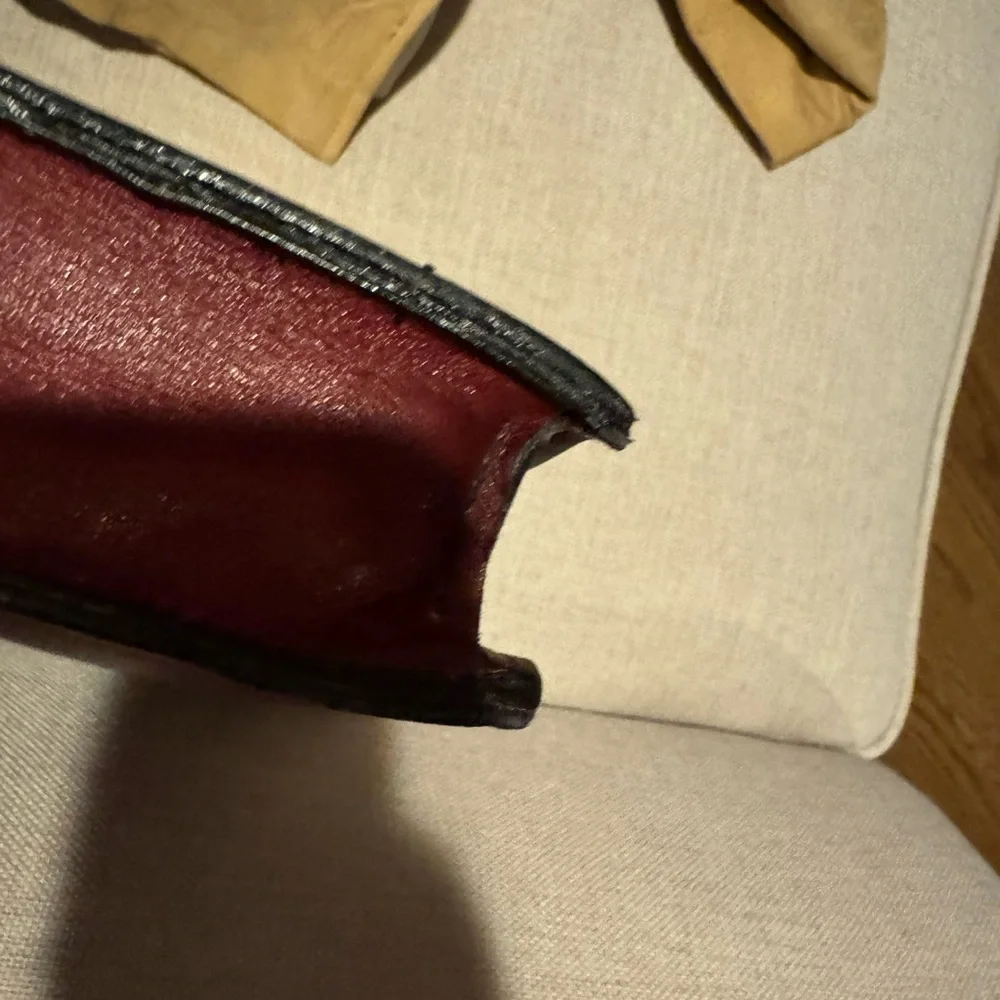 Etienne Aigner Rare Vintage Burgundy Leather Briefcase