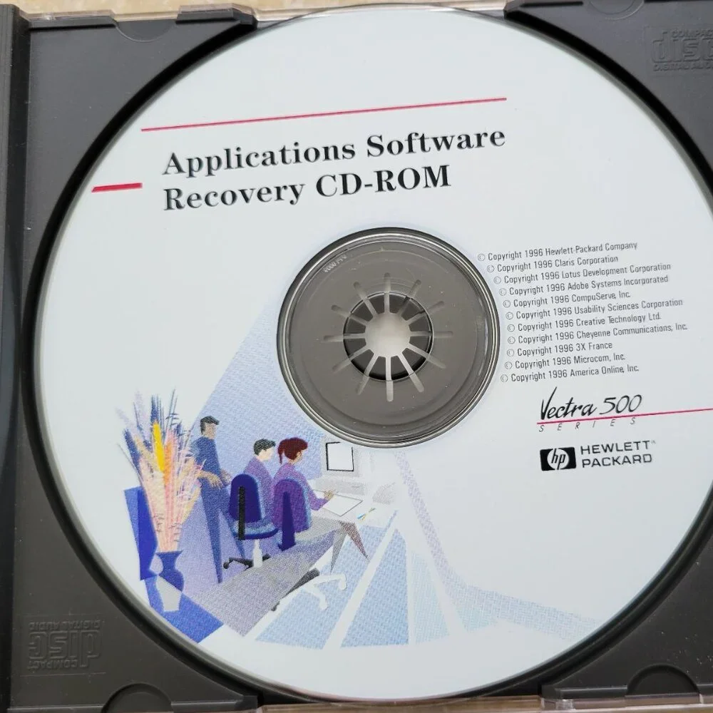 Vintage - HP Applications Software Recovery CD-ROM for Vectra 500, 5011-1866