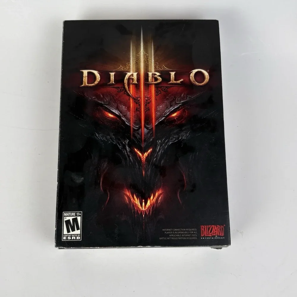 Diablo 3 - Box Set Blizzard 2012 Complete Set Game for PC / Mac Complete
