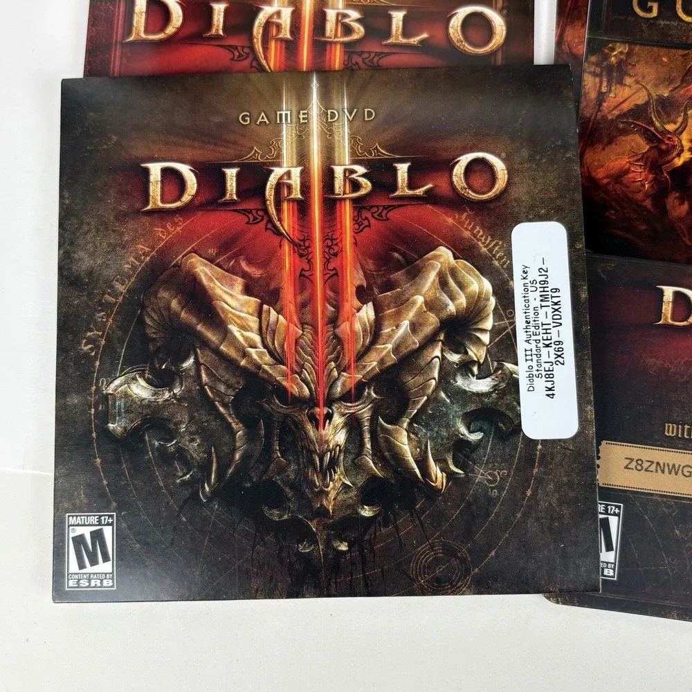 Diablo 3 - Box Set Blizzard 2012 Complete Set Game for PC / Mac Complete