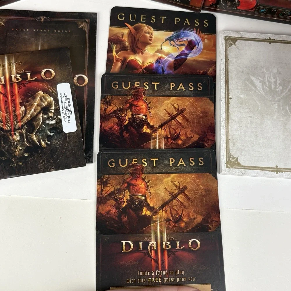 Diablo 3 - Box Set Blizzard 2012 Complete Set Game for PC / Mac Complete