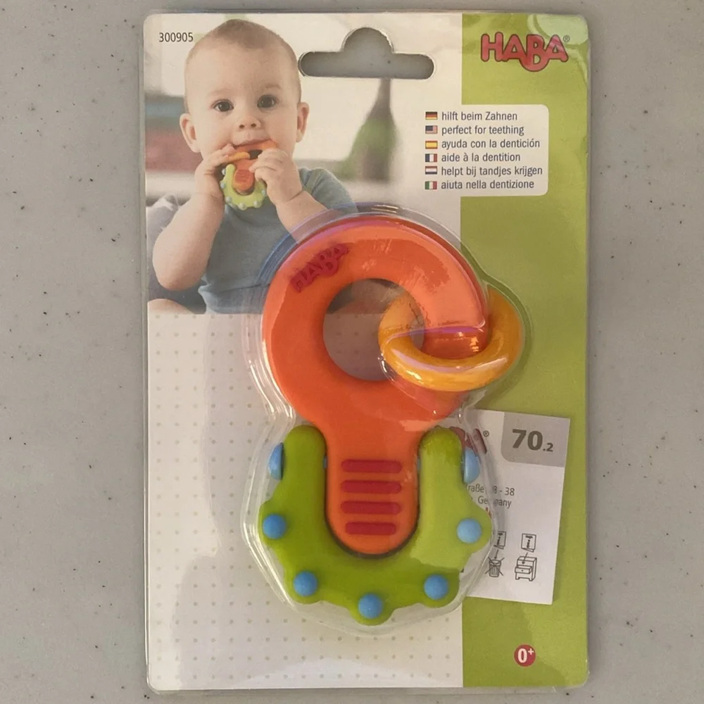 Haba teether grasping