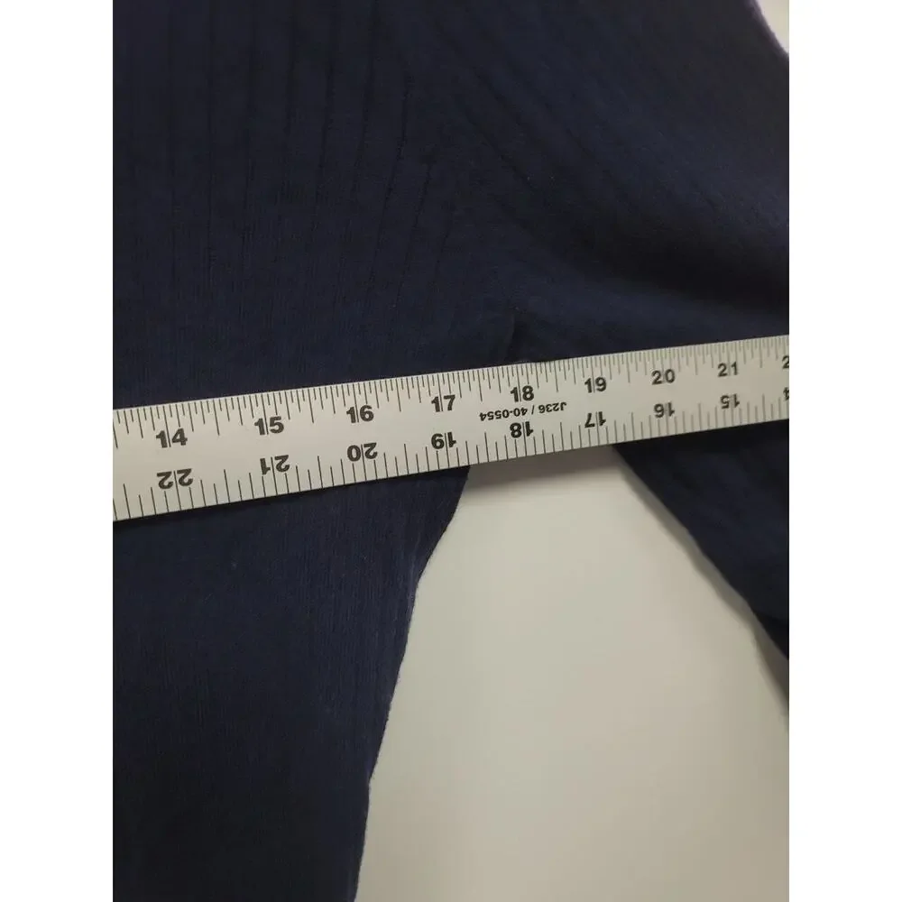 J.McLaughlin Women Gardigan Long Sleeve Button Cotton Blend Blue Size L A000133
