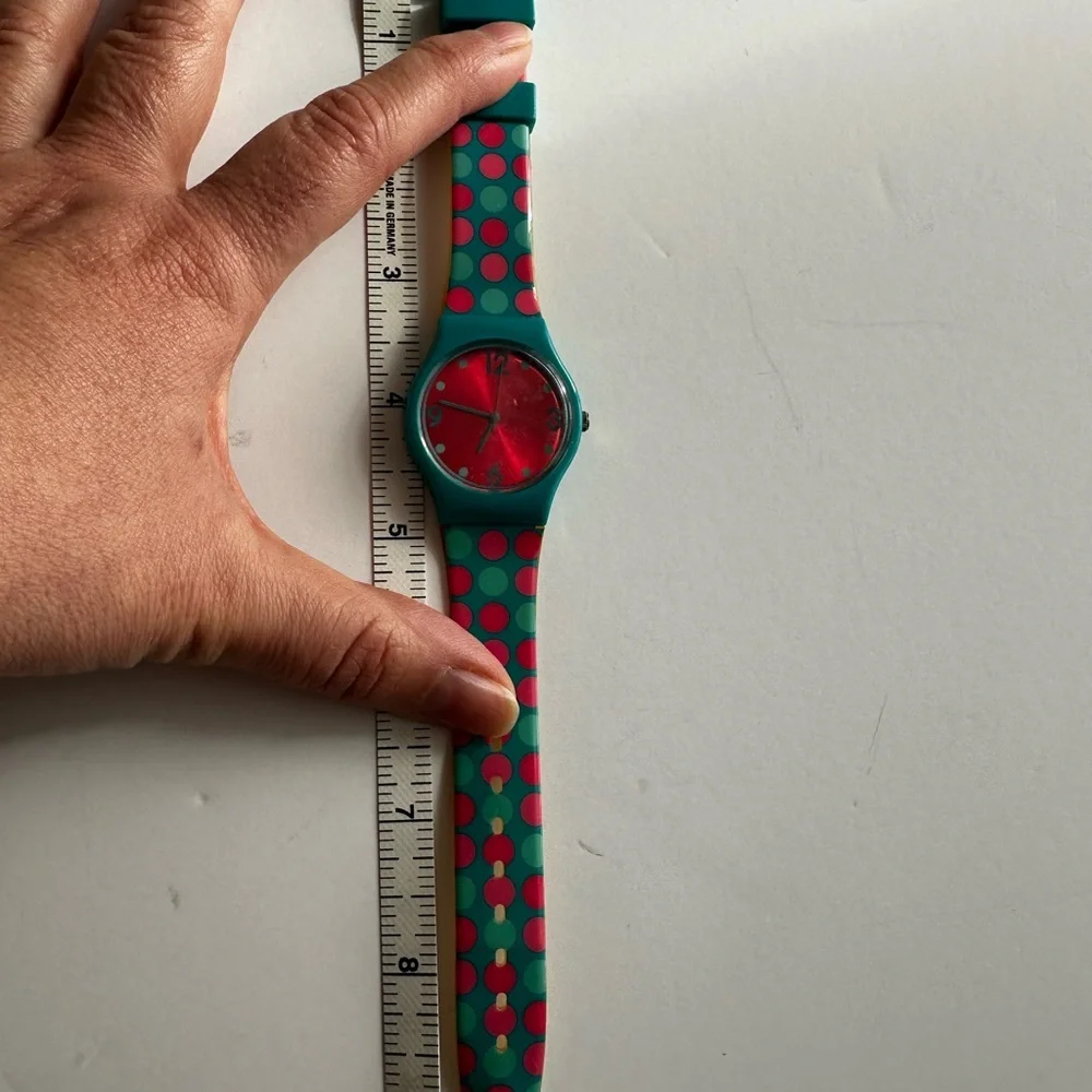 Colorful Polka Dot and Butterfly Watches set of 2