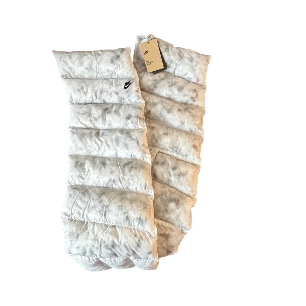 Nike Insulated Scarf Thermore Ecodown Marble Puffer White N.100.4348.102.OS