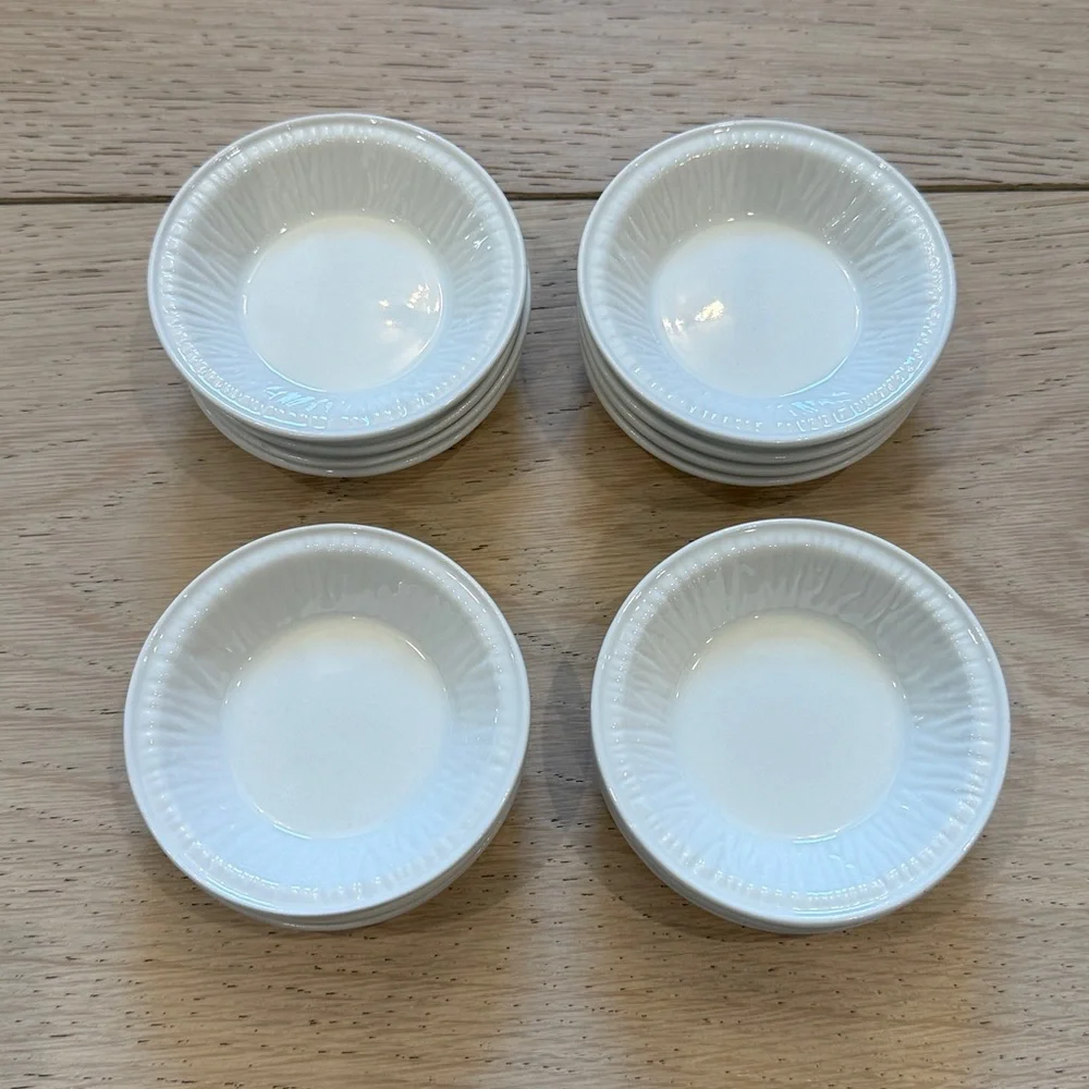 Crate & Barrel Mini Porcelain Pie Dish | 14 Total