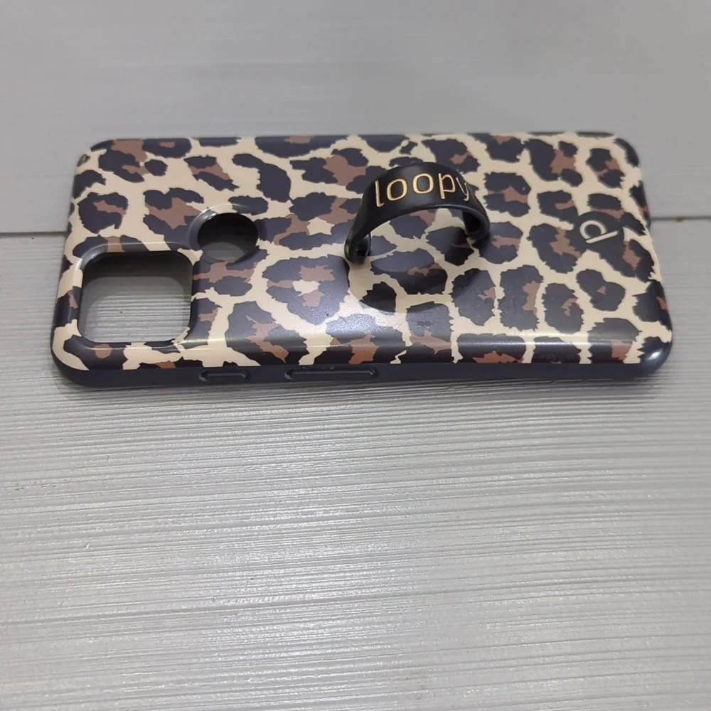 Loopy Google Pixel 5 Black/Brown Animal Leopard Print Case
