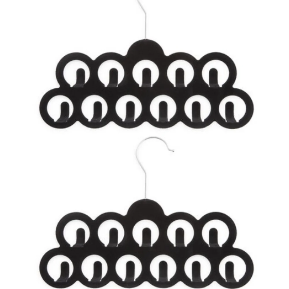 Skinny Velvet Accessories Hangers anti-slip organization compact pack of 3
