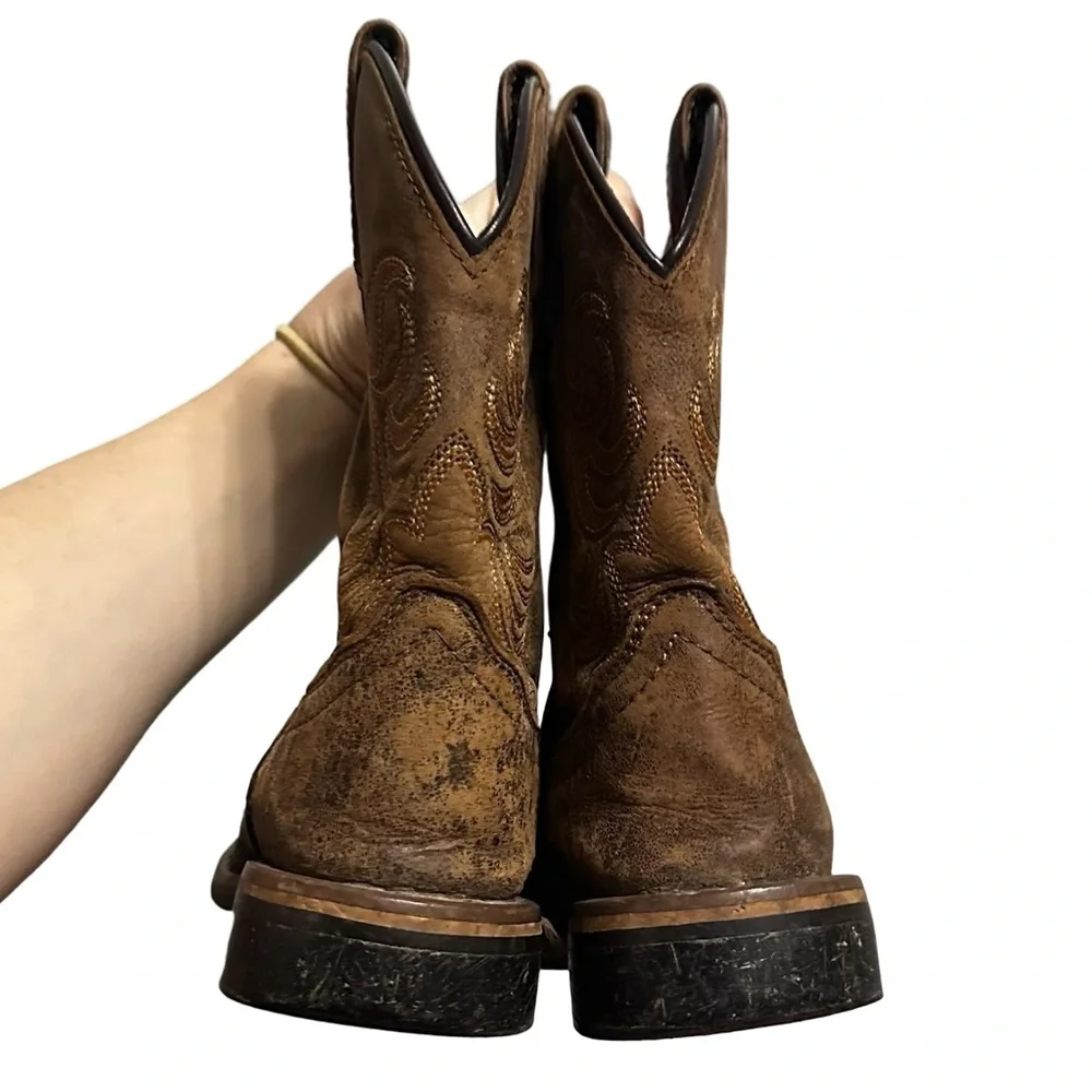 Smoky Mountain Boot Brown Leather Cowgirl Boots Size 12 Western Country Rodeo