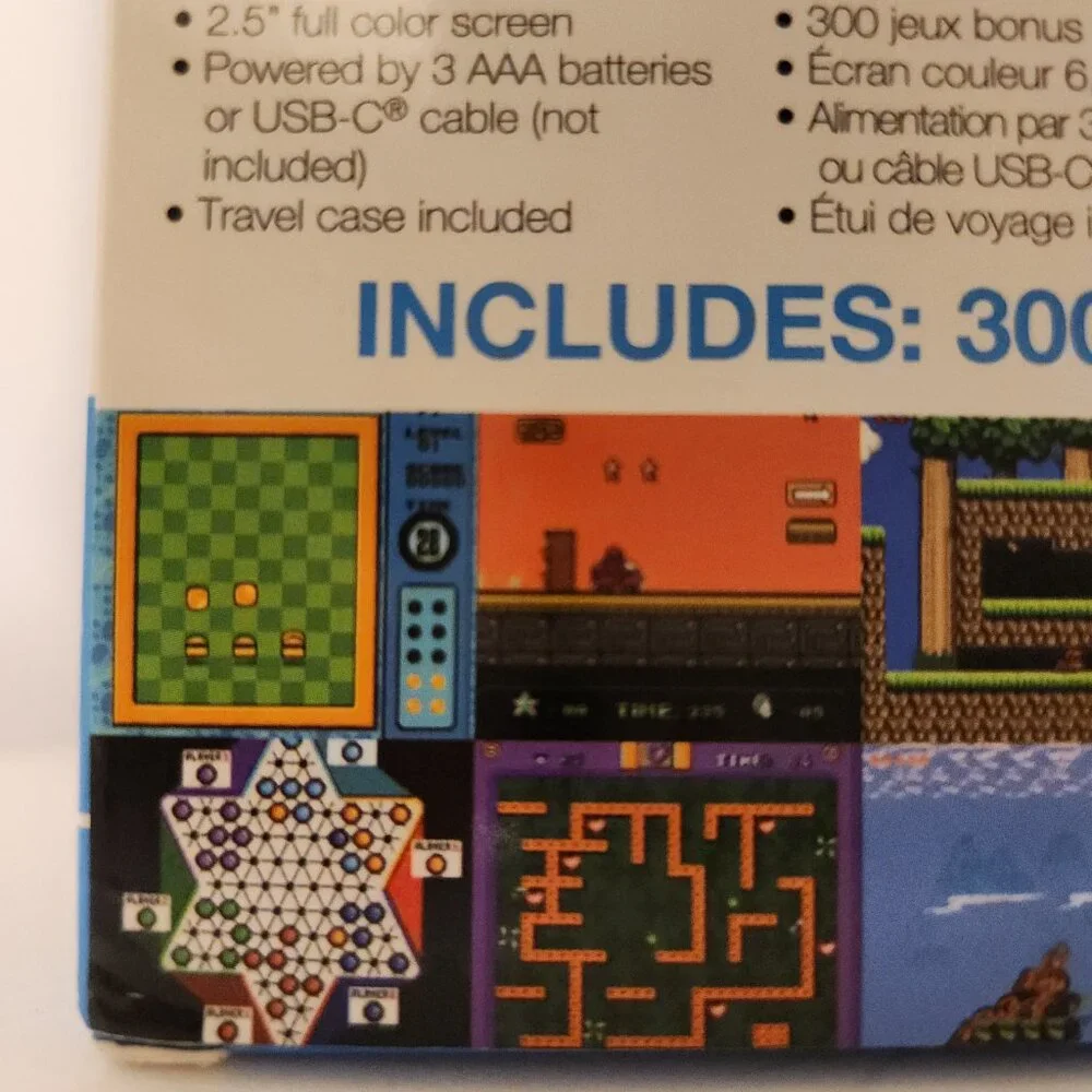 TETRIS Go Gamer with 300 Bonus Games and Travel Case Portable take with game NIB