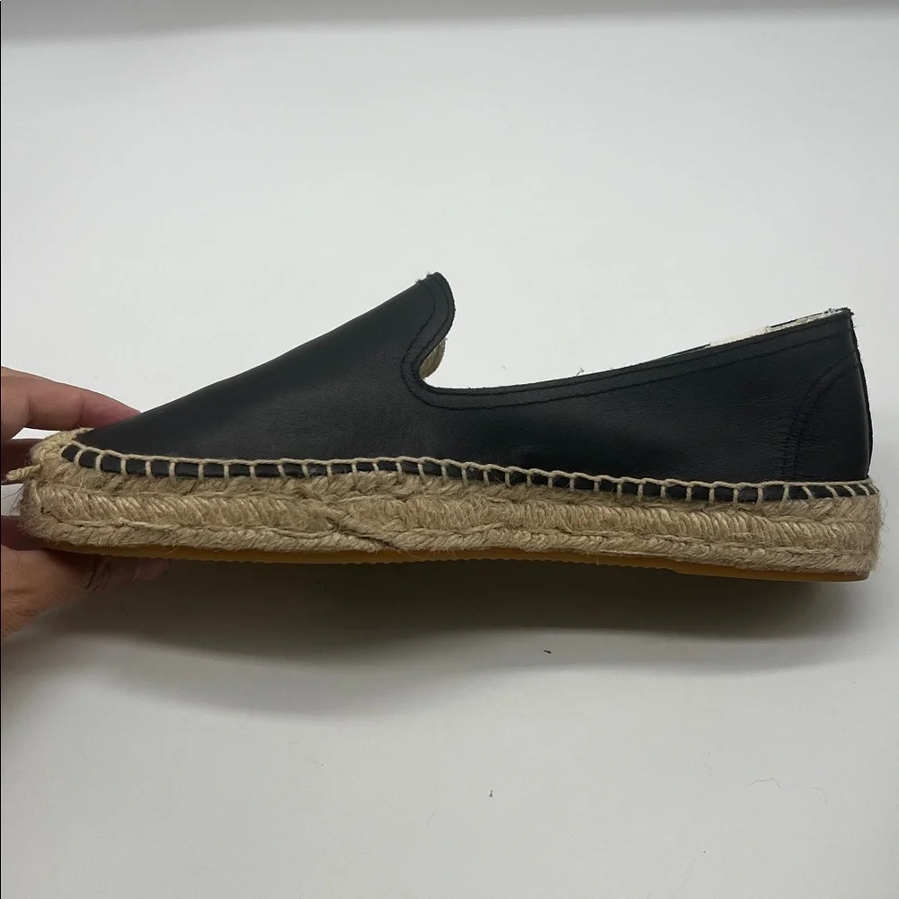 Soludos black leather