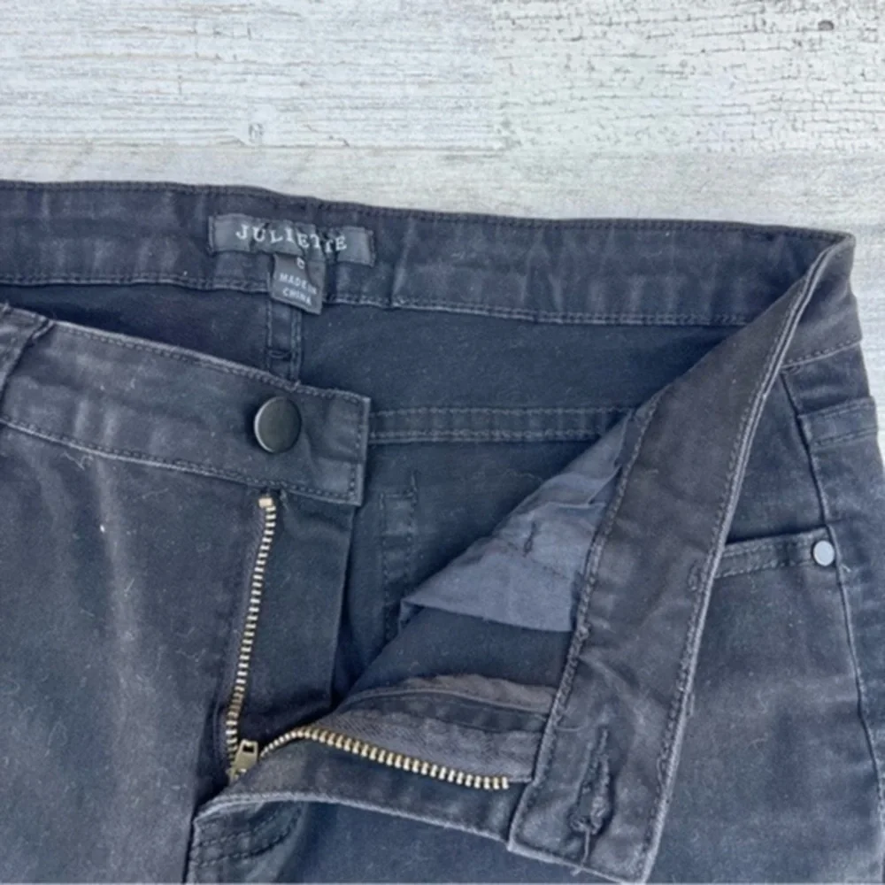 Juliette Frayed Hem Beaded Jeans Size 8
