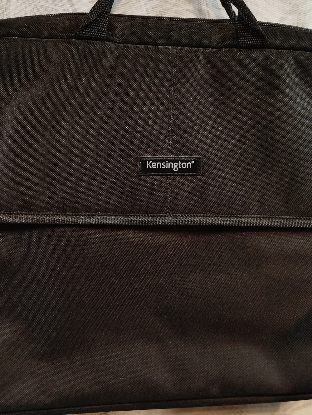 Kingston Black Laptop Messenger Bag for Men