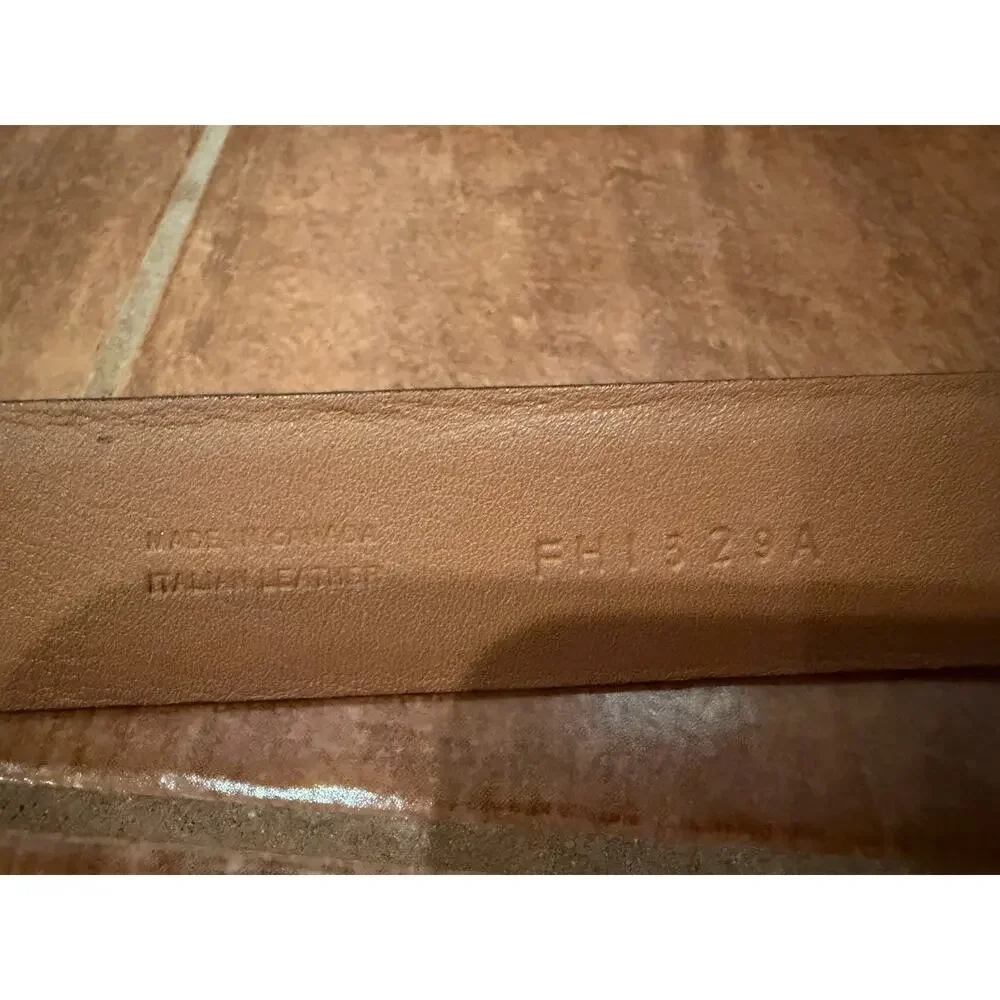Saks Fifth Avenue Black Italian Leather Belt Size 34