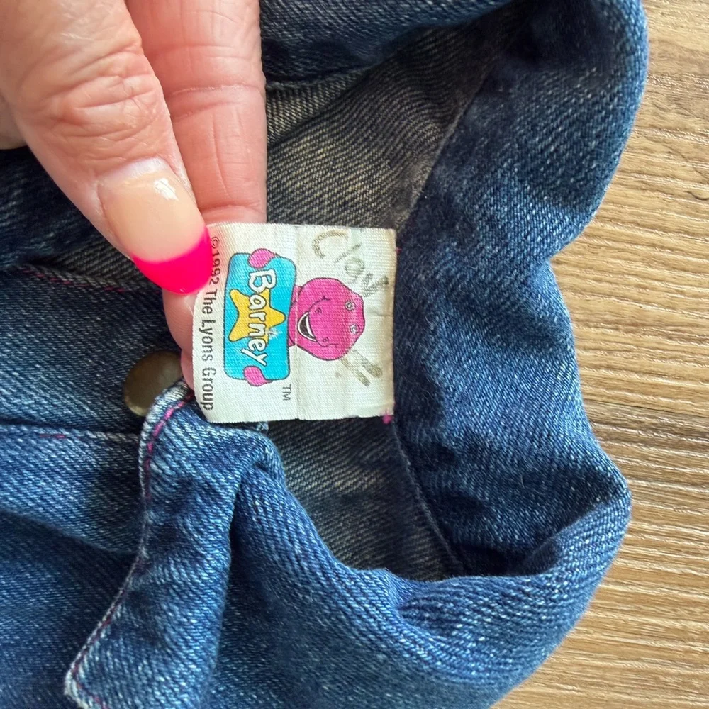 Barneys Kids Blue Denim Jacket 4T