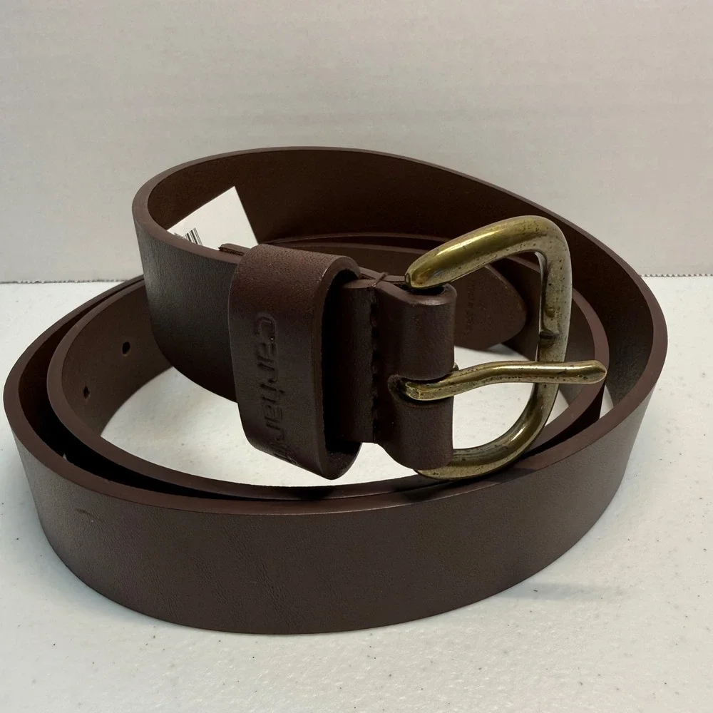 Carhartt Brown Genuine Leather Belt 2212 Size XL