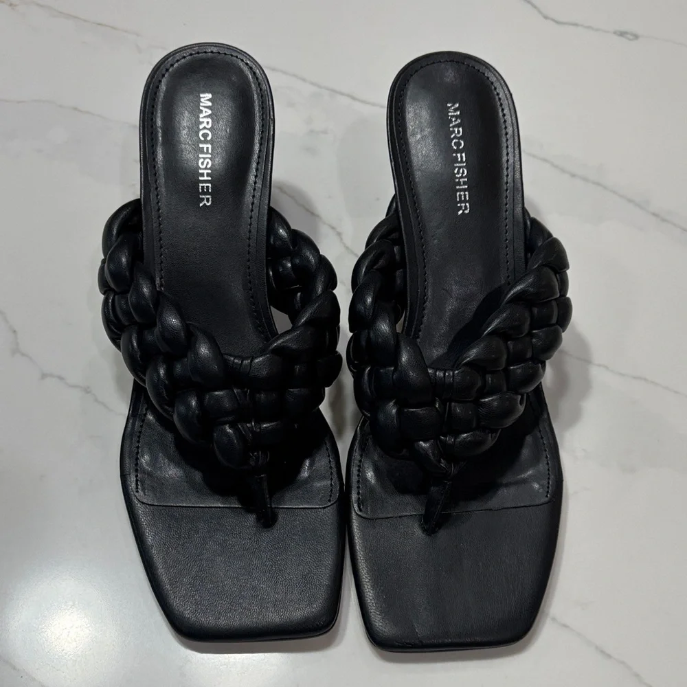 Marc Fisher braided leather