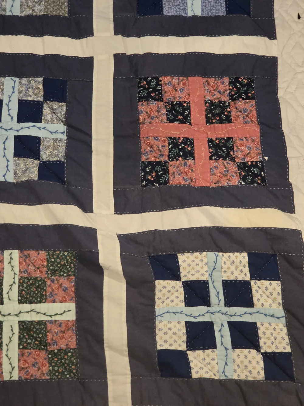 Handmade handcrafted patchwork