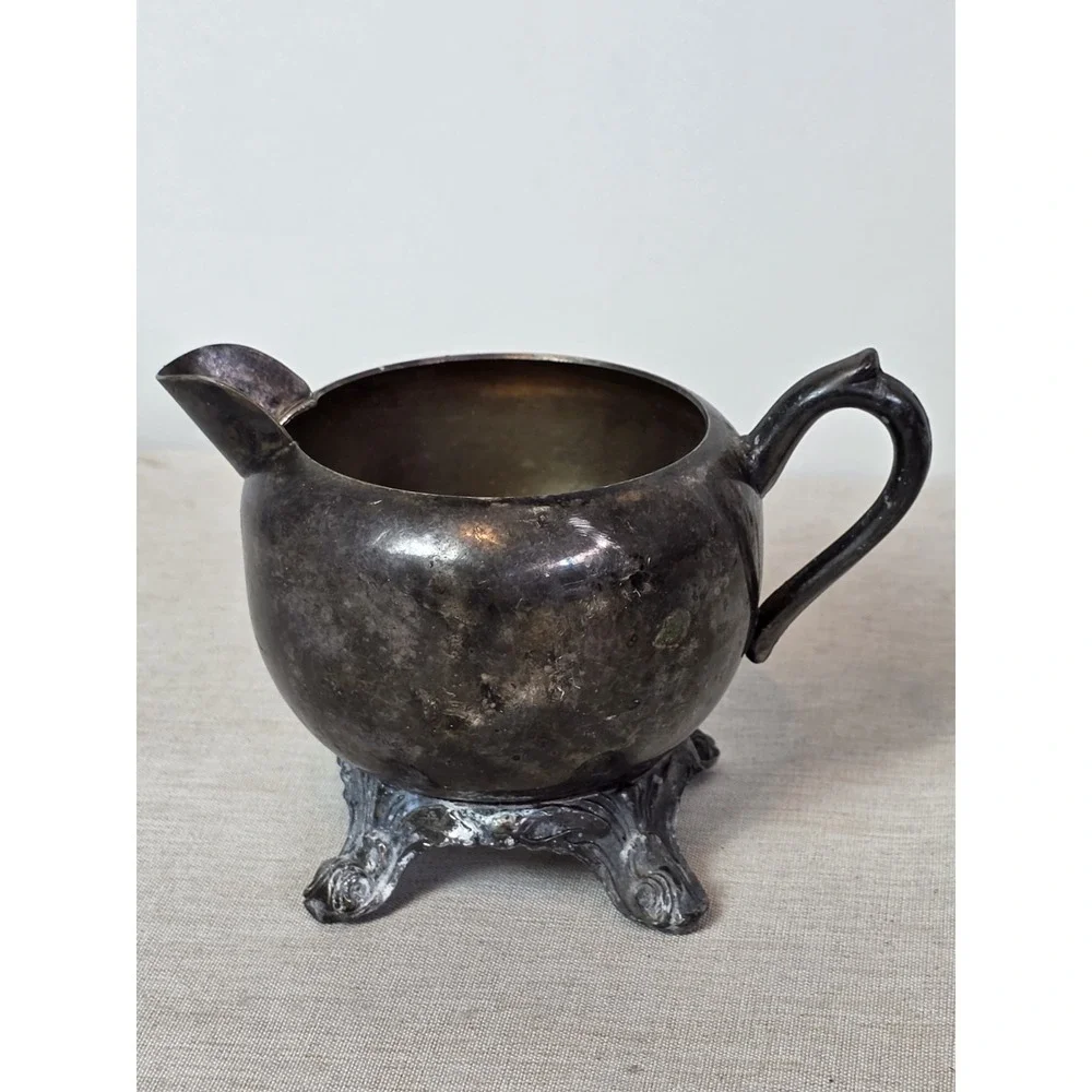 Vintage FB Rogers Silver Co 1083 Creamer Jar