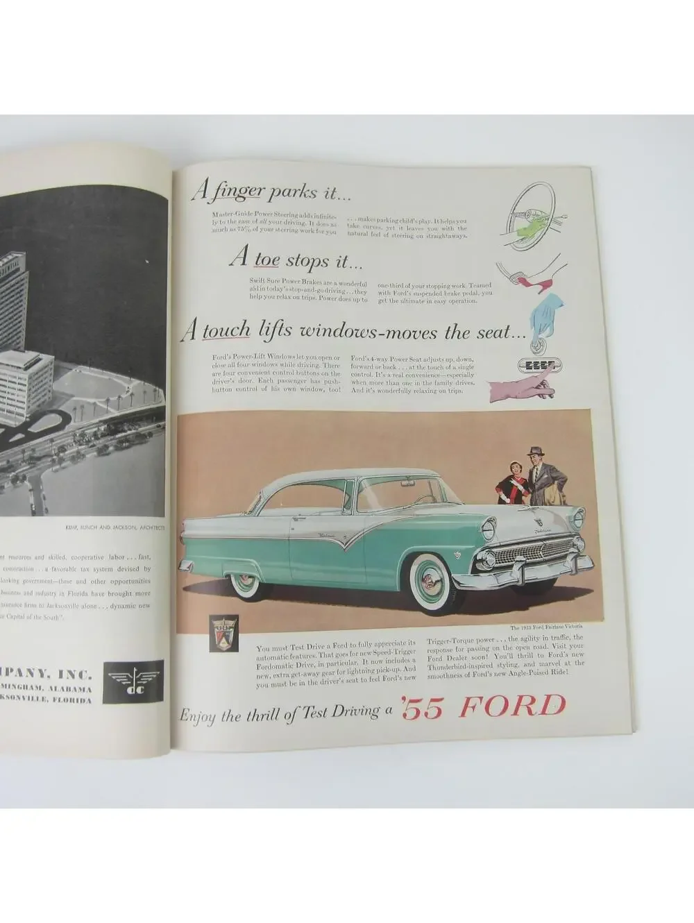 Vintage FORTUNE Magazine May 1955 Borg-Warner, Serge Rubinstein, Classic Car Ads