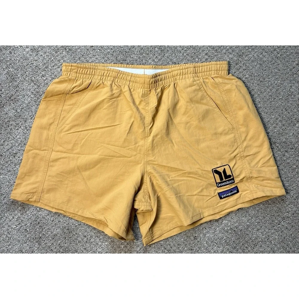 Patagonia Baggies Shorts Men's Small Solid Orange 4