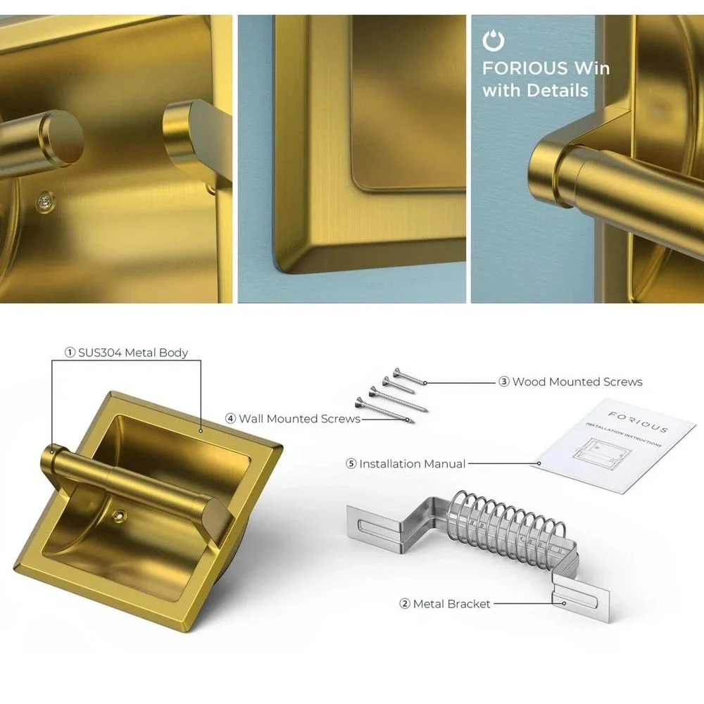 FORIOUS recessed toilet