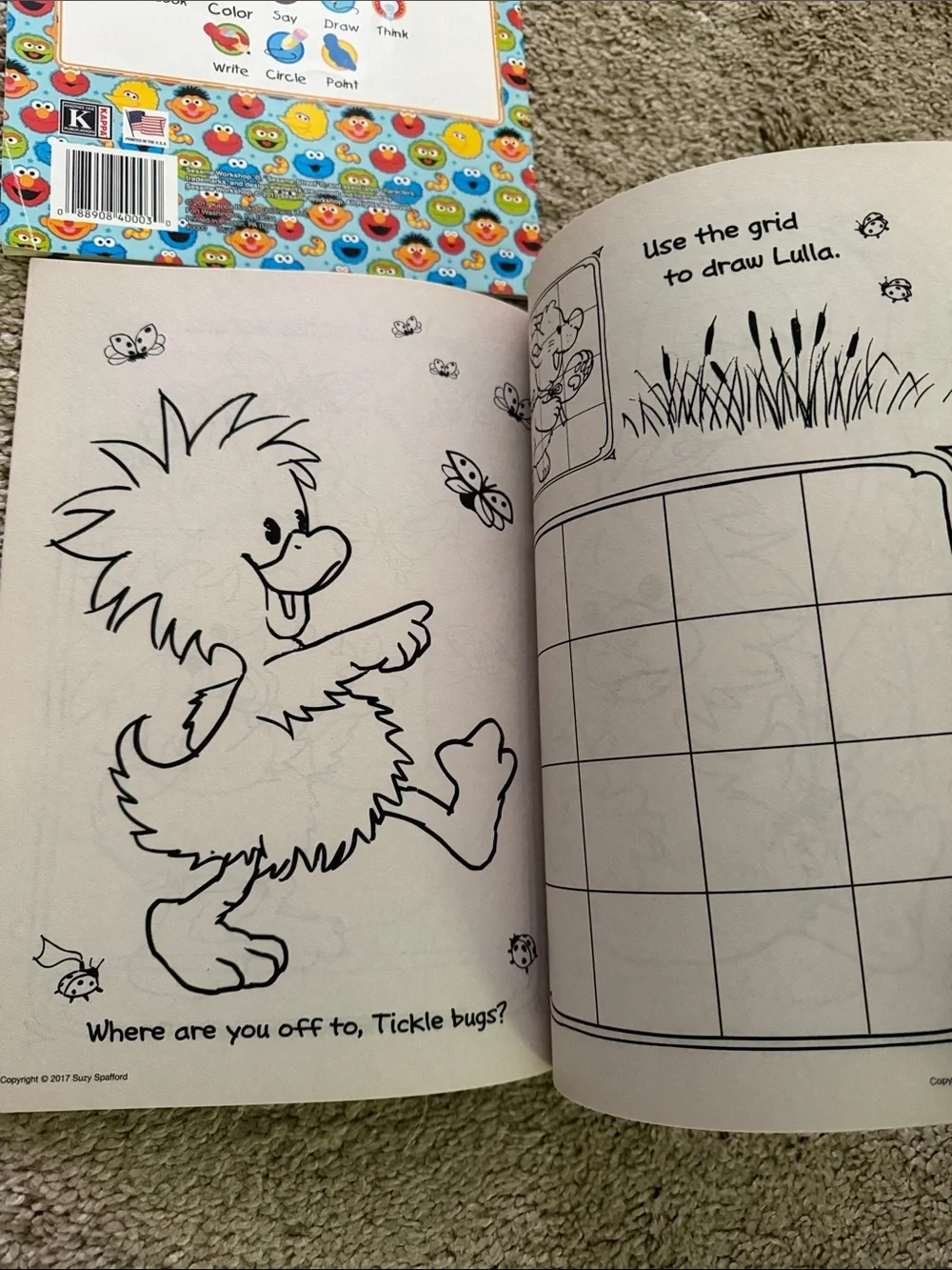 Sesame Street Letter Sounds Activity Book - Red/Blue/Yellow