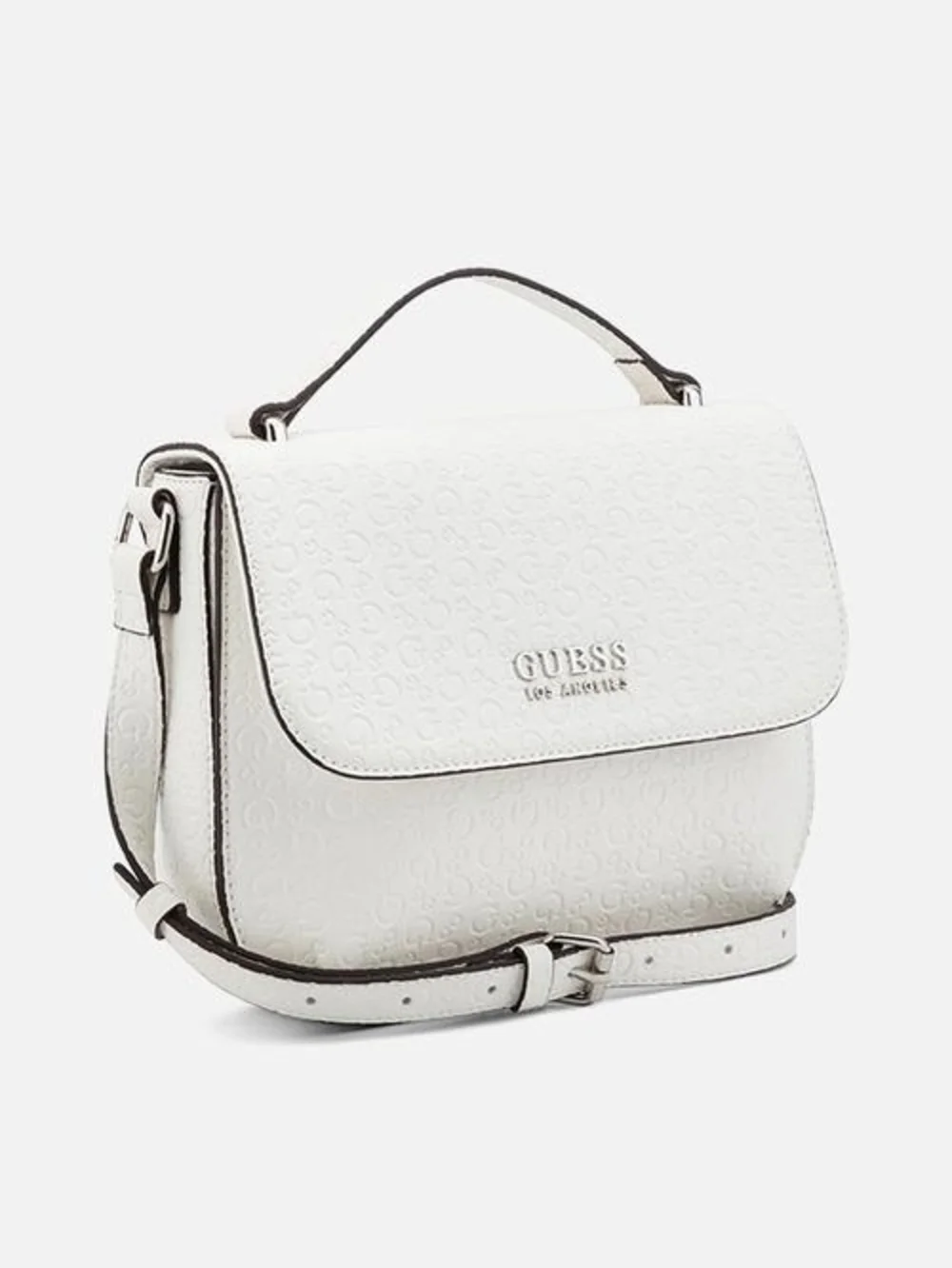 Guess satchel white