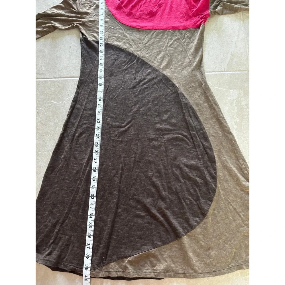 Horny Toad Dress Womens Medium Long Sleeve Sporty Minimalist Stretch Knit Active