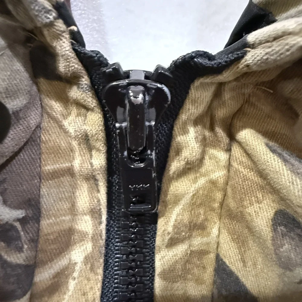 Vintage 90s Johnson Sympatex Hunting Jacket Advantage Camo‎ Made in USA Mens M