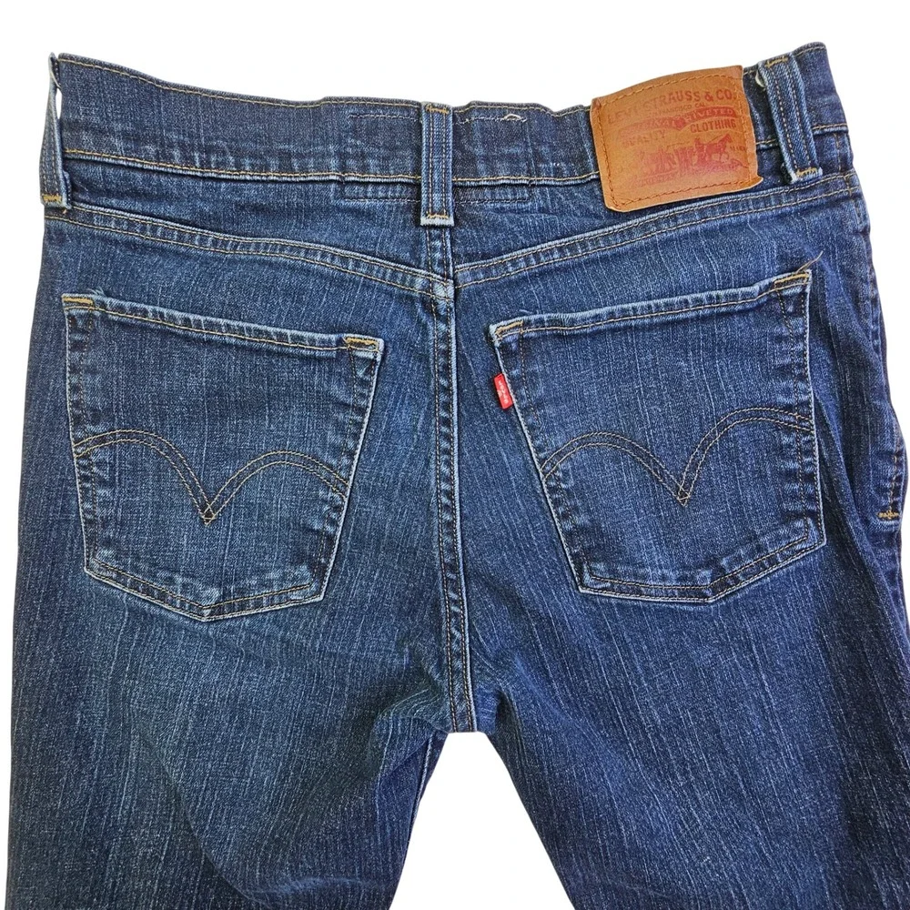 Levis stretch button these